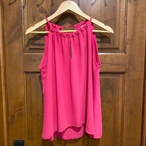 Veronica M pink halter tank
